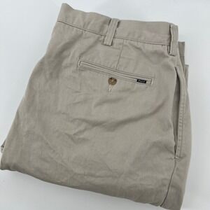 Polo Ralph Lauren Classic Fit Pleated Khaki Pants Size 38x34 Cotton